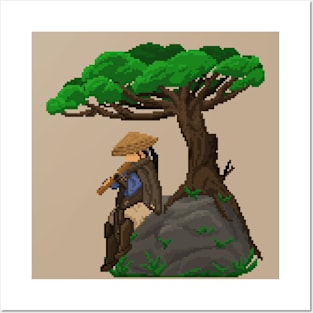 Pixel Art Wandering Samurai Posters and Art